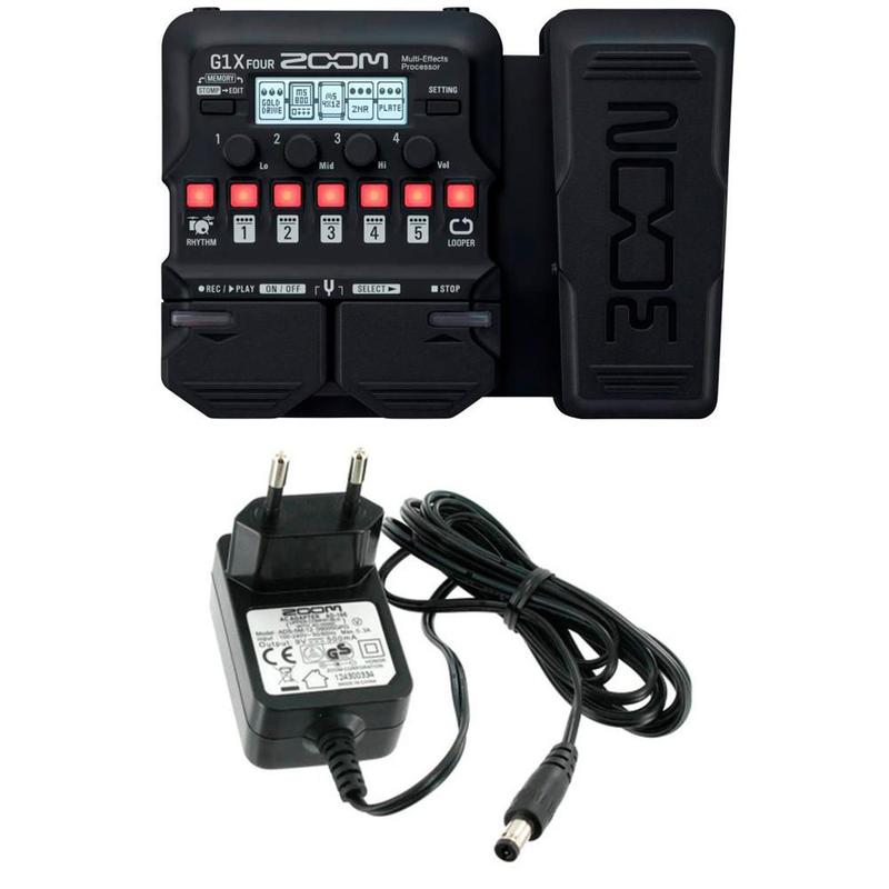Pedaleira Zoom G1X Four para Guitarra + Fonte Original
